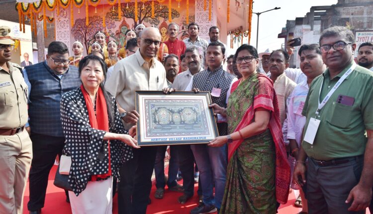 Singapore President Tharman Shanmugaratnam visited Raghurajpur village of Odisha, exploring its heritage craft and artisanal diversity.