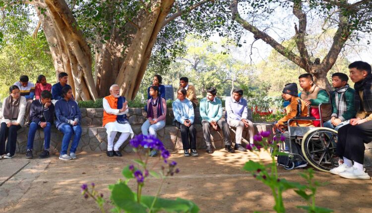 Prime Minister Narendra Modi interacted with students during Pariksha Pe Charcha 2025, sharing valuable insights on stress-free exam.