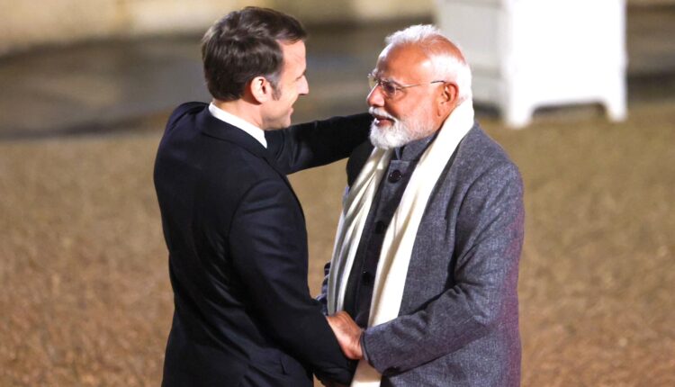 PM Modi meets French President Emmanuel Macron ahead of AI Summit in Paris; attends dinner hosted by Macron at Elysee Palace.