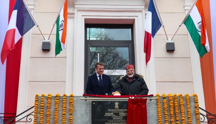 PM Modi and France President Emmanuel Macron inaugurated the Indian Consulate in Marseille, marking a new chapter in India-France ties.