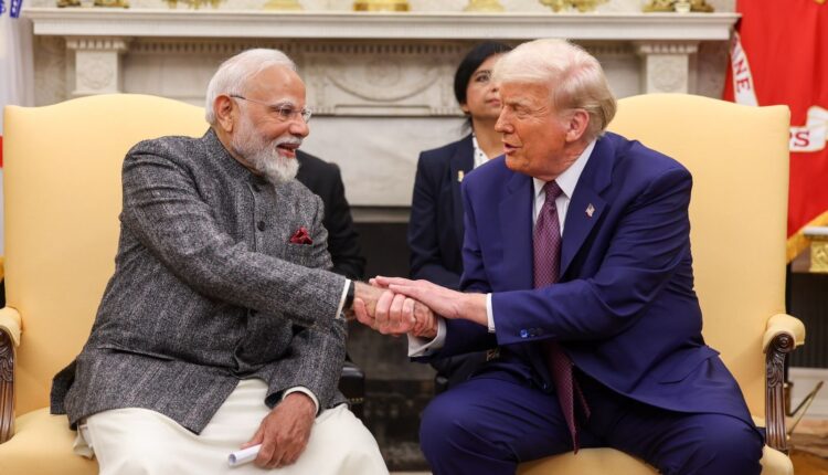 PM Modi, US President Donald Trump discuss strengthening bilateral partnerships across various sectors.