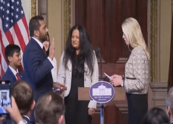 Kash Patel sworn in as 9th Federal Bureau of Investigation (FBI) Director, takes oath on Bhagavad Gita. 