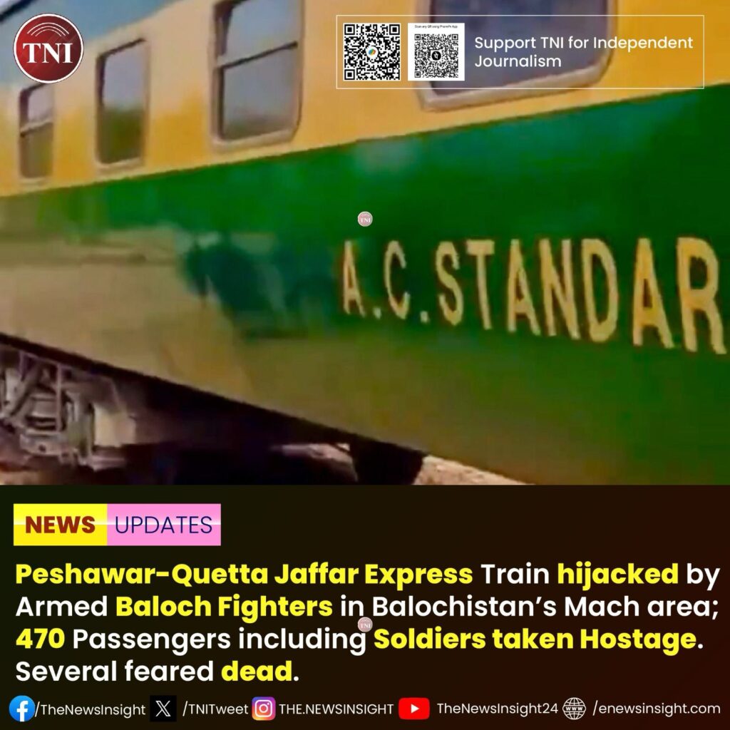 Peshawar-Quetta Jaffar Express Train hijacked