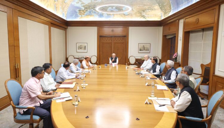 Prime Minister Narendra Modi chairs high-level Cabinet Committee meeting on Security (CCS) over the deadly terror attack in Jammu and Kashmir's Pahalgam.