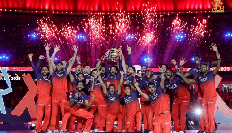 Royal Challengers Bengaluru (RCB) crowned IPL 2025 champion after 6-run victory over Punjab Kings (PBKS).