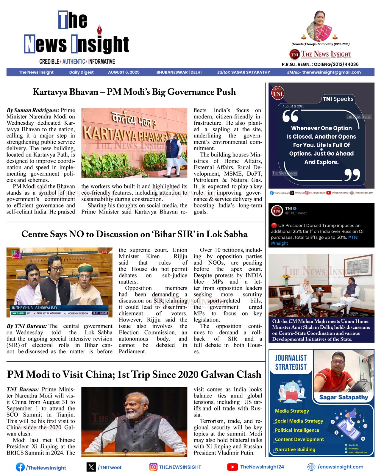 TNI Daily Digest - August 6, 2025