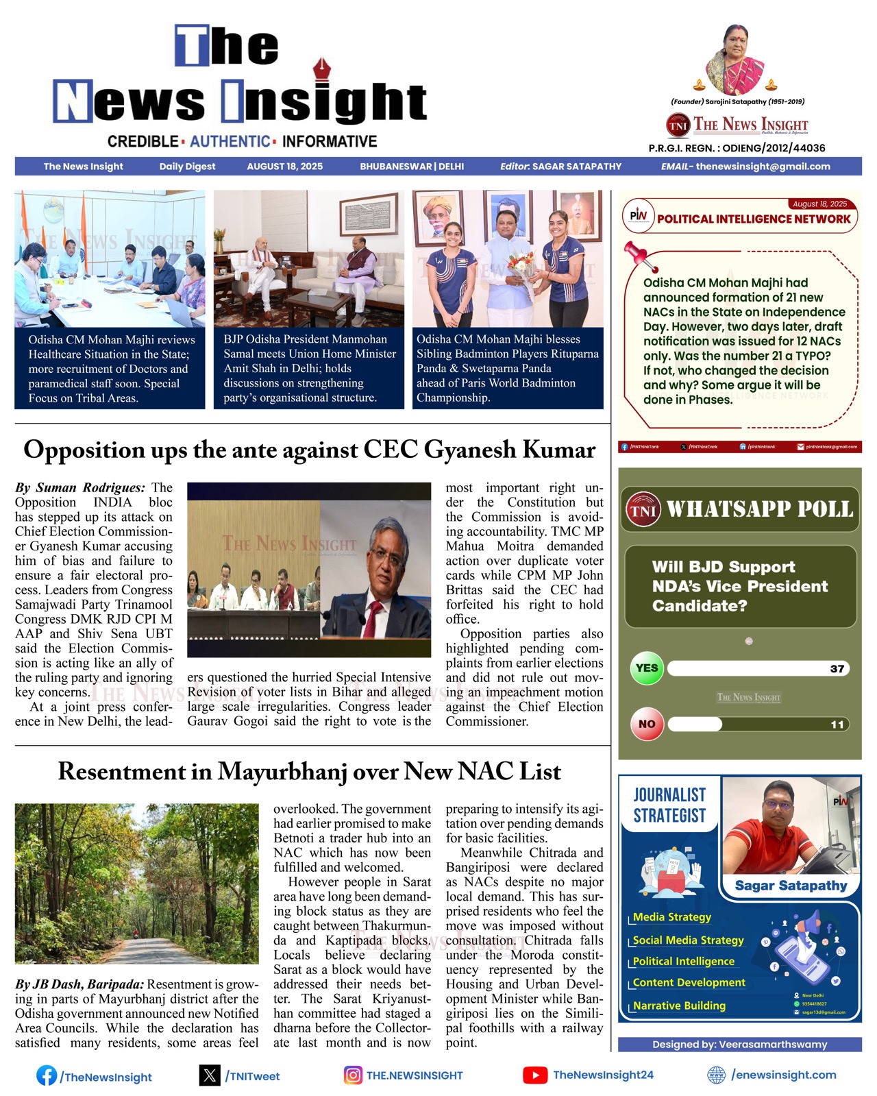 TNI Daily Digest - August 18, 2025