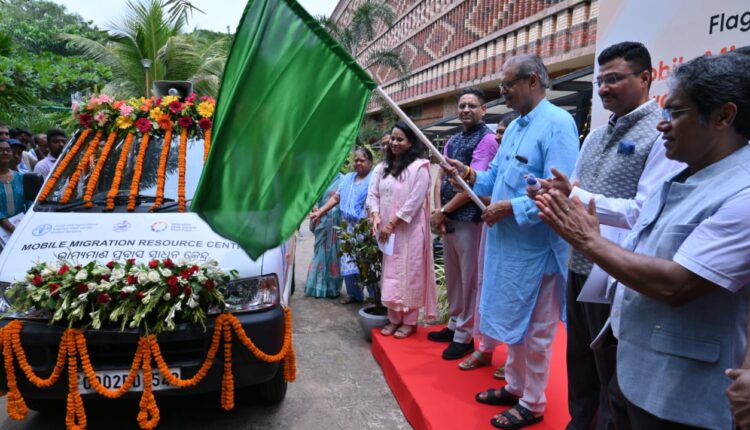 Deputy CM Kanak Vardhan Singh Deo launched Odisha's first Mobile Migrant Resource Centre.