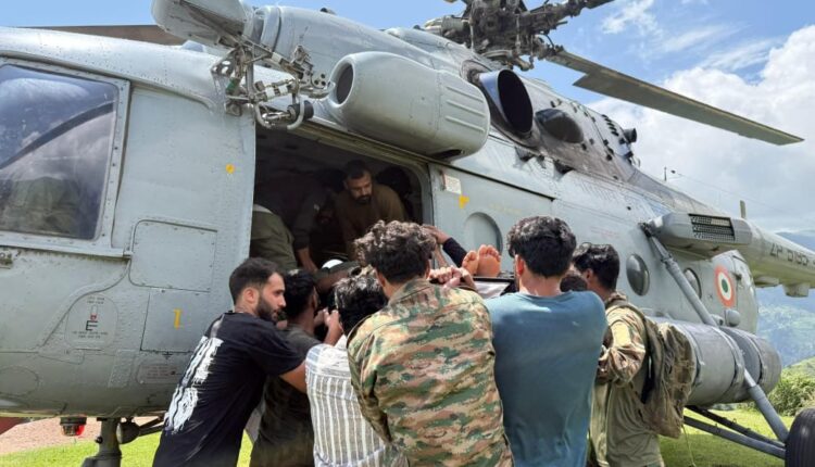 An Indian Air Force helicopter swiftly responded to a distress call after 18 CRPF jawans were injured near Basantgarh (Udhampur).