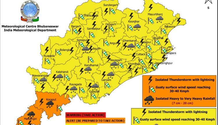 A low-pressure system over the Bay of Bengal is set to bring heavy rains to Odisha for next 3 days, India Meteorological Department predicted. 