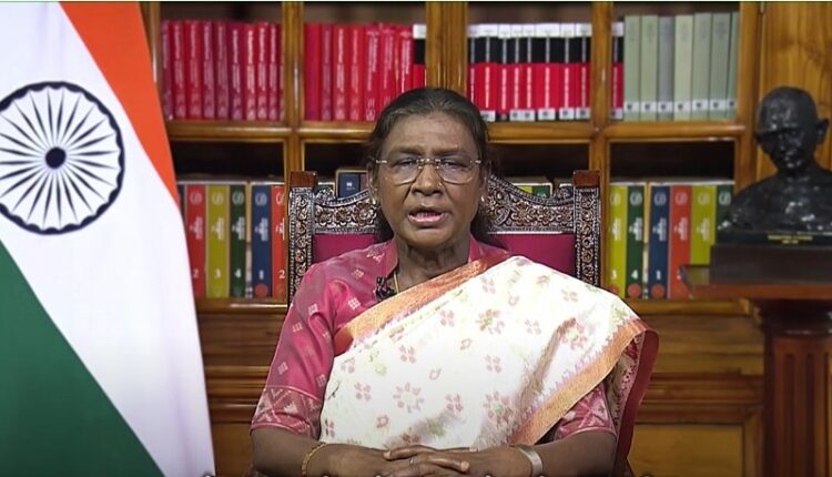 President Droupadi Murmu on Thursday delivered the ceremonial address on the eve of Independence Day.