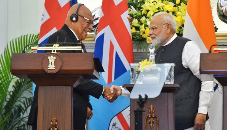 Prime Minister of Fiji, Sitiveni Ligamamada Rabuka, meets PM Modi during his three-day visit to India. India, Fiji unveil major defence, maritime security initiatives.