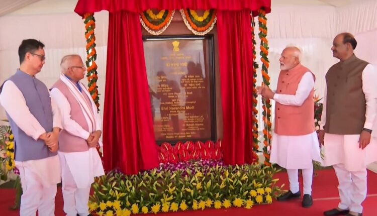 PM Modi inaugurates 184 newly constructed Type-VII Multi-Storey Flats for Members of Parliament at Baba Kharak Singh Marg, today.