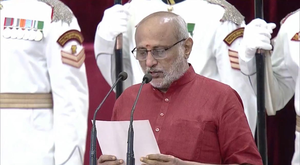 CP Radhakrishnan sworn in as India's 15th Vice President