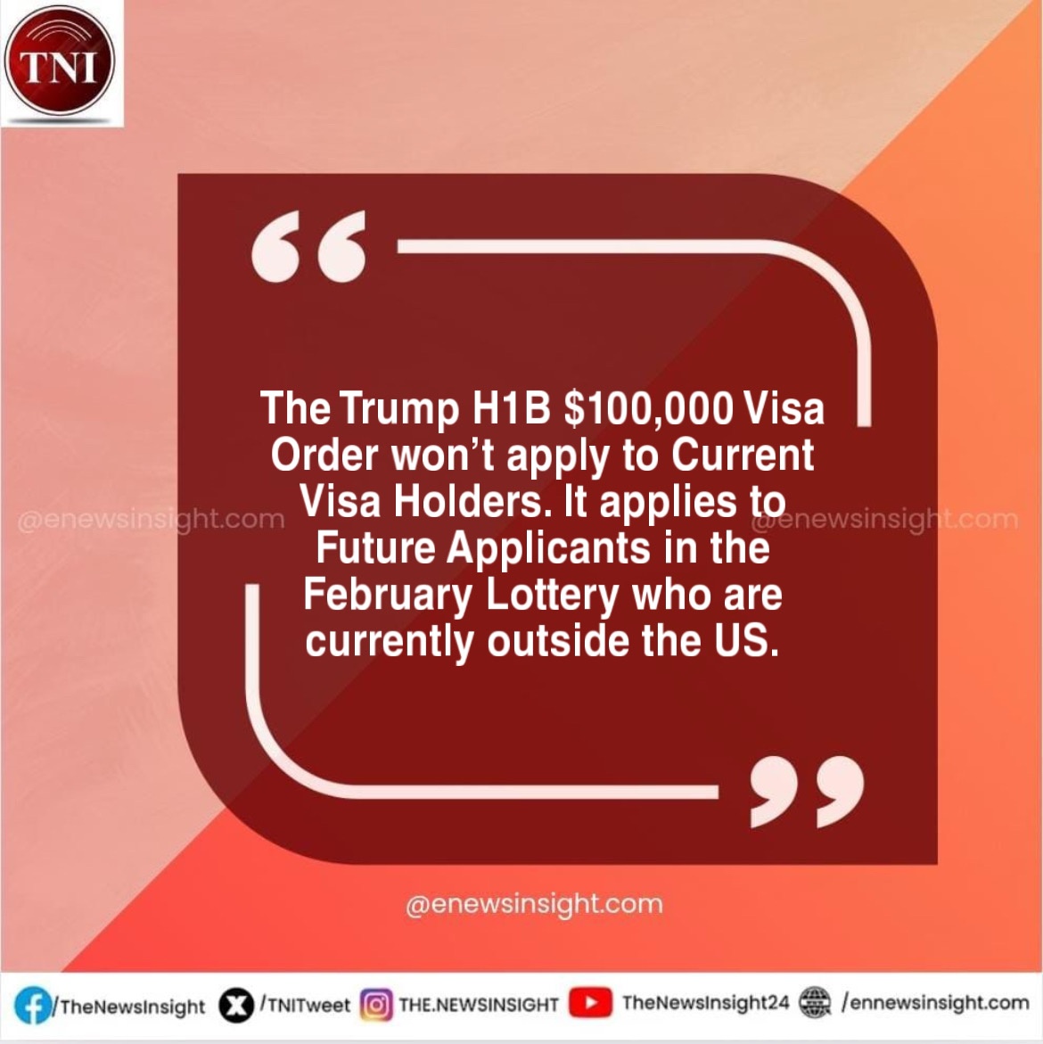 H1B Visa Order