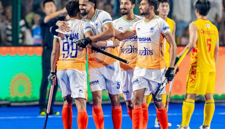 India storm into the Asia Cup FINALS with a 7-0 win over China; will face Korea in the title clash.