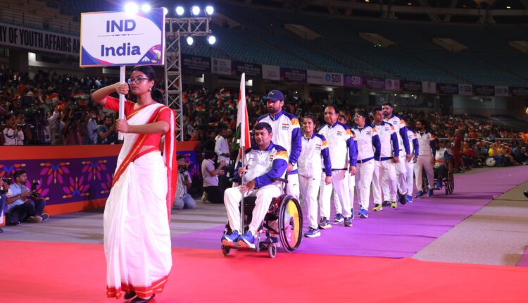 Colourful opening ceremony marks inauguration of World Para Athletics Championships at New Delhi’s Jawaharlal Nehru Stadium.