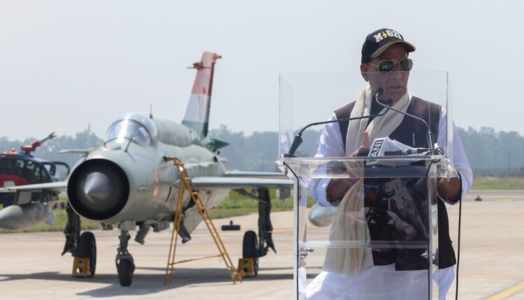 Rajnath Singh MiG-21