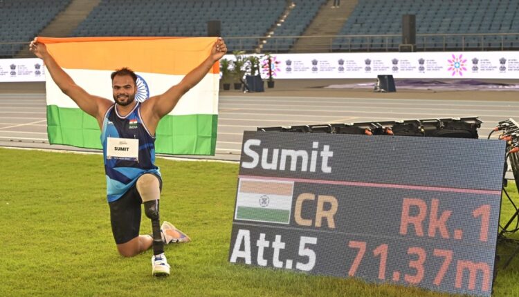 World Para Athletics Championship 2025: India's Sumit Antil wins Gold medal in Men's Javelin Throw in F64 category with a throw of 71.37 metres.