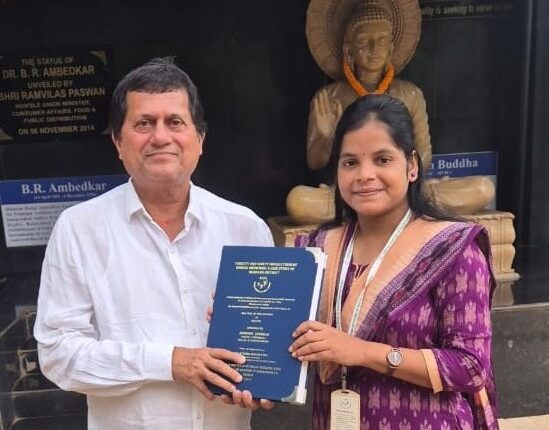 KISS Student Jamini Jhankar becomes 1st Research Scholar from Chuktia Bhunjia Tribe