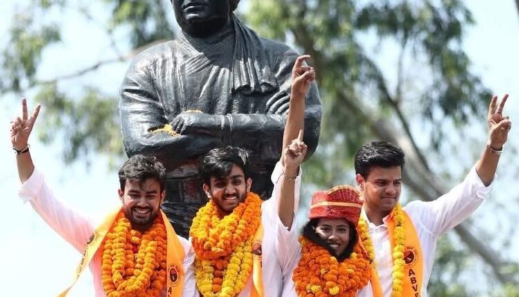 ABVP wins Big in DUSU Elections 2025