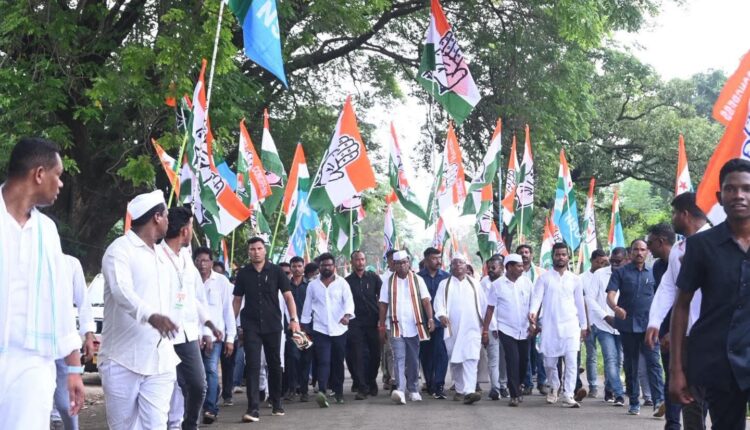 Congress launches 'Gandhi Pathe Odisha Yatra'