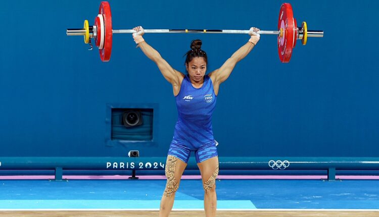 Mirabai Chanu clinches Silver in the women’s 48kg category at the World Weightlifting Championships 2025 in Forde, Norway.