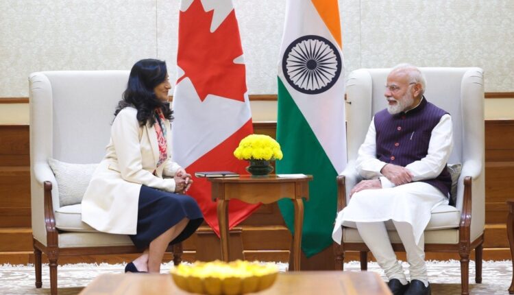 PM Modi meets Canada's Foreign Minister Anita Anand, stresses enhanced cooperation in trade, energy, technology.
