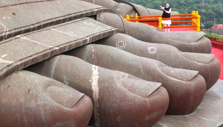 On Rashtriya Ekta Diwas, Prime Minister Narendra Modi pays Tribute to Sardar Patel, marking the birth anniversary of the Iron Man of India at the Statue of Unity in Ekta Nagar, Gujarat.