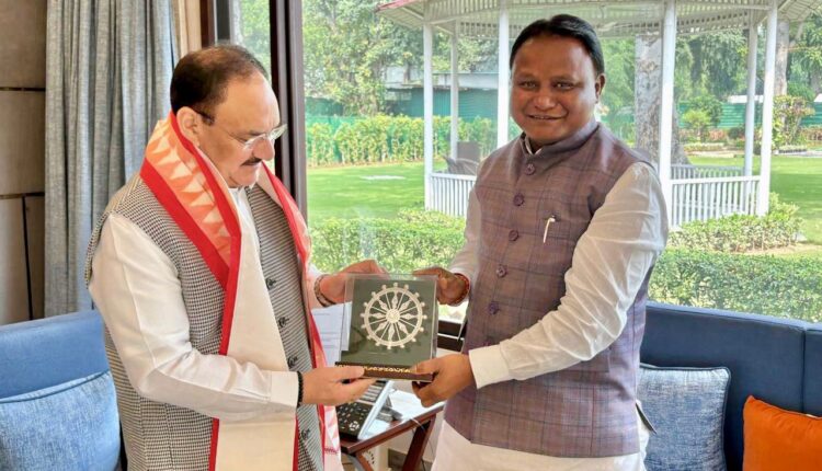 Mohan Majhi JP Nadda