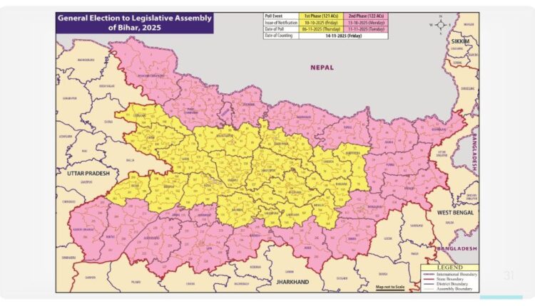 Bihar Assembly Polls 2025 - Complete Schedule