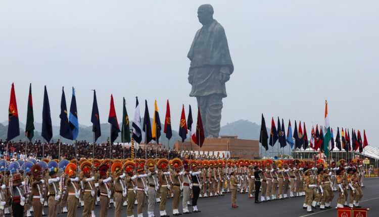India witnessed a grand 'Rashtriya Ekta Diwas' parade on the birth anniversary of Sardar Vallabhbhai Patel. The parade included contingents from BSF, CRPF, CISF, ITBP and SSB along with various state police forces.