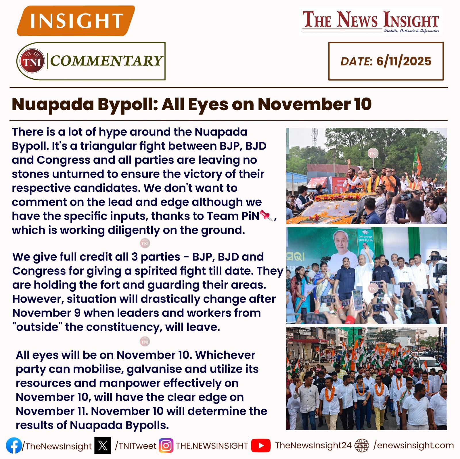 TNI Commentary (Nuapada Bypoll) - All Eyes on November 10