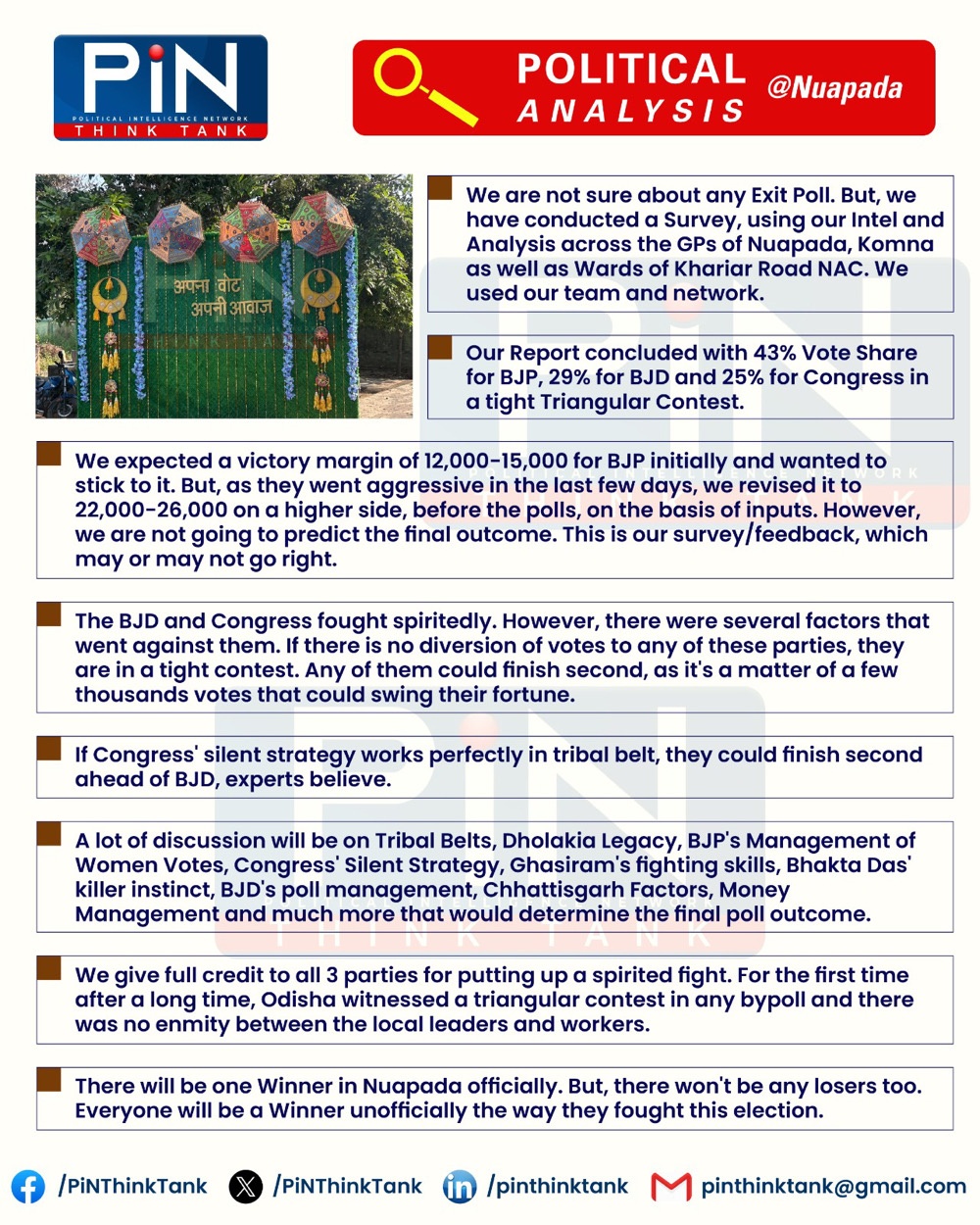 PiN Political Analysis @ Nuapada Battle