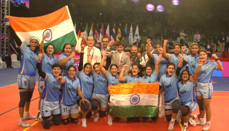 India clinches their second consecutive Women’s Kabaddi World Cup-2025 Title in Dhaka, defeating Chinese Taipei 35–28.