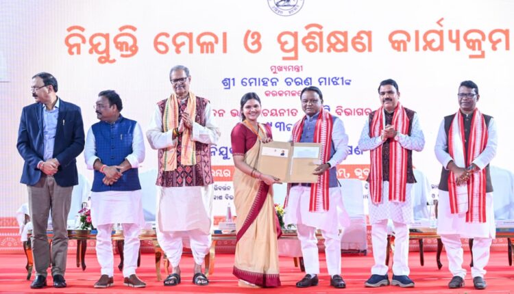 Odisha CM Mohan Majhi hands over appointment letters to 7,293 newly recruited candidates across 12 key departments.