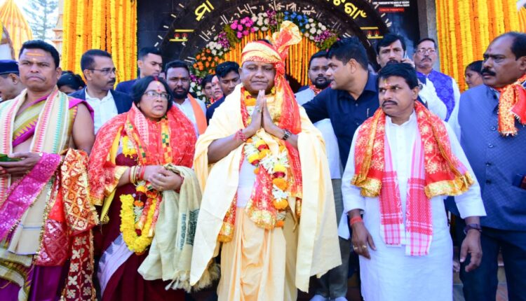 Odisha CM Mohan Majhi laid the foundation for the Rs 312 crore for the development of Ghatagaon Maa Tarini Temple.