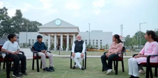 Prime Minister Narendra Modi on Monday interacted with students during Episode 2 of the ninth edition of 'Pariksha Pe Charcha 2026'.
