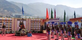 Udhampur, J&K: 137th Battalion of CRPF held a ceremony to honour the 40 martyrs of the 2019 Pulwama Terror Attack.
