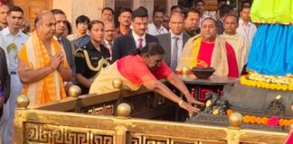 President Droupadi Murmu at Puri Shrimandir