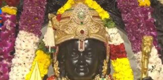 Uttar Pradesh: A large number of devotees arrive at Ram Temple in Ayodhya for the darshan of Ramlalla on the occasion of Rama Navami 2026.