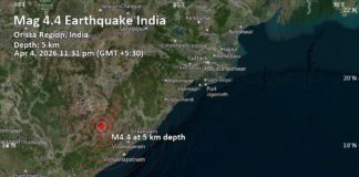 Earthquake Koraput District