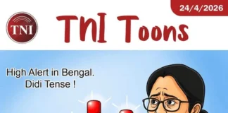TNI Toons - High Alert in Bengal. Didi Tense!