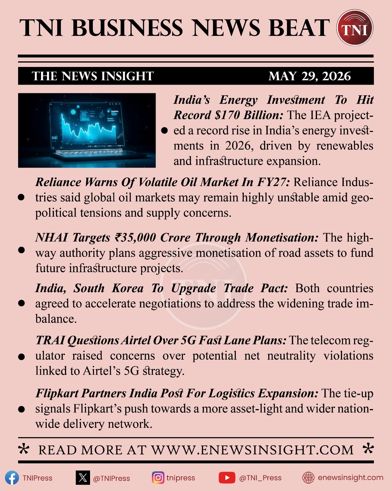 TNI Business News Beat - May 29, 2026