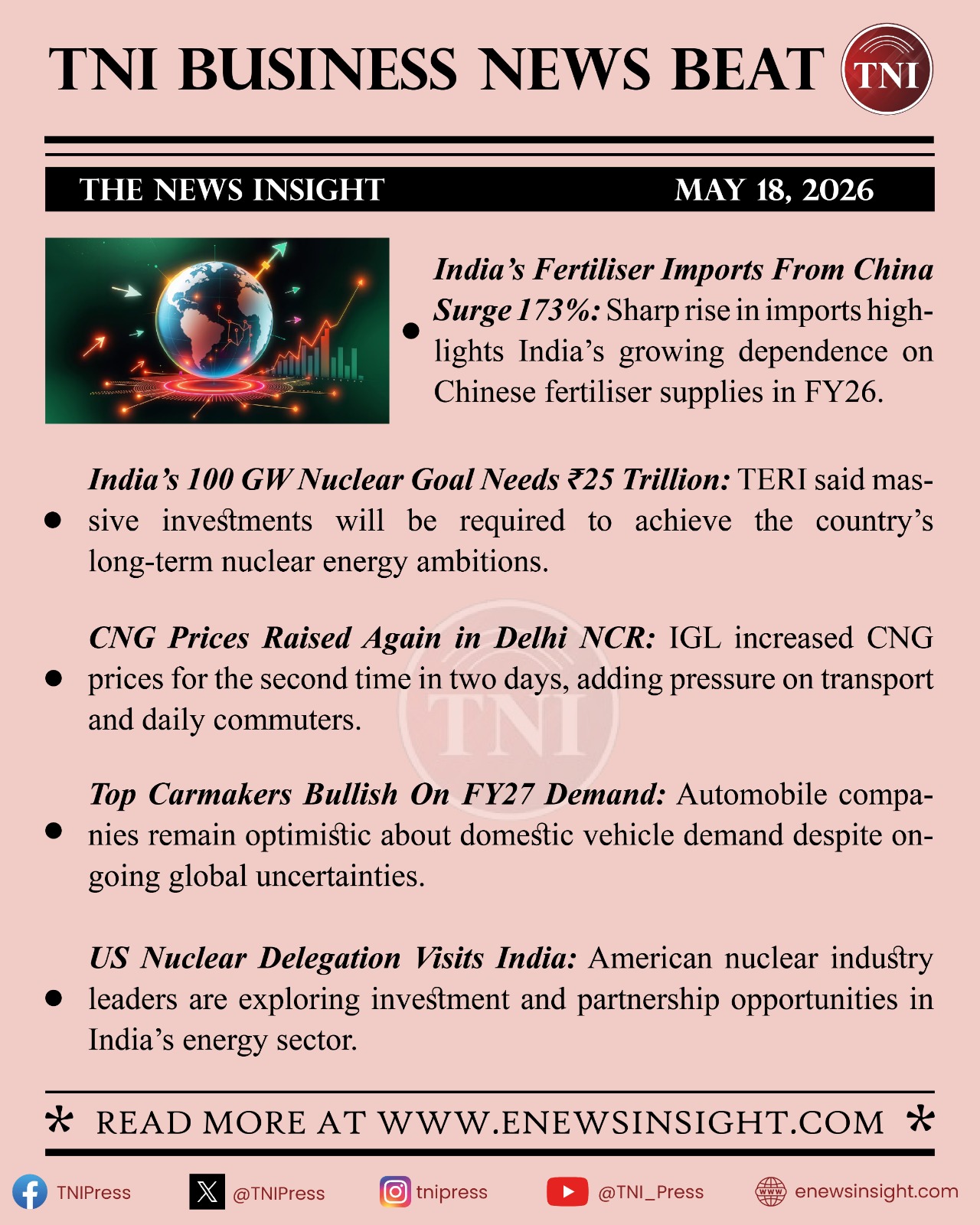 TNI Business News Beat - May 18, 2026