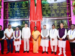 President Droupadi Murmu inaugurates a medical camp organised by AIIMS Bhubaneswar, mega integrated rural piped water supply, Matrushakti Bhavan of Brahma Kumaris, as well as Special Circuit House and Rairangpur Police District in Rairangpur.