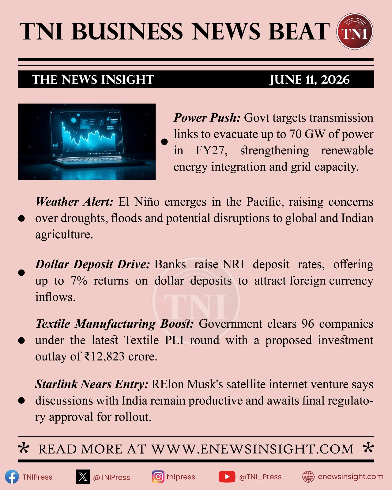 TNI Business News Beat - June 11, 2026