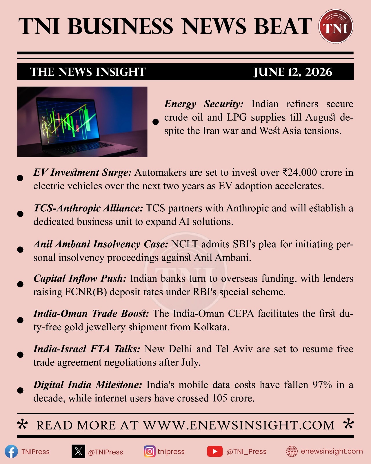 TNI Business News Beat - June 12, 2026