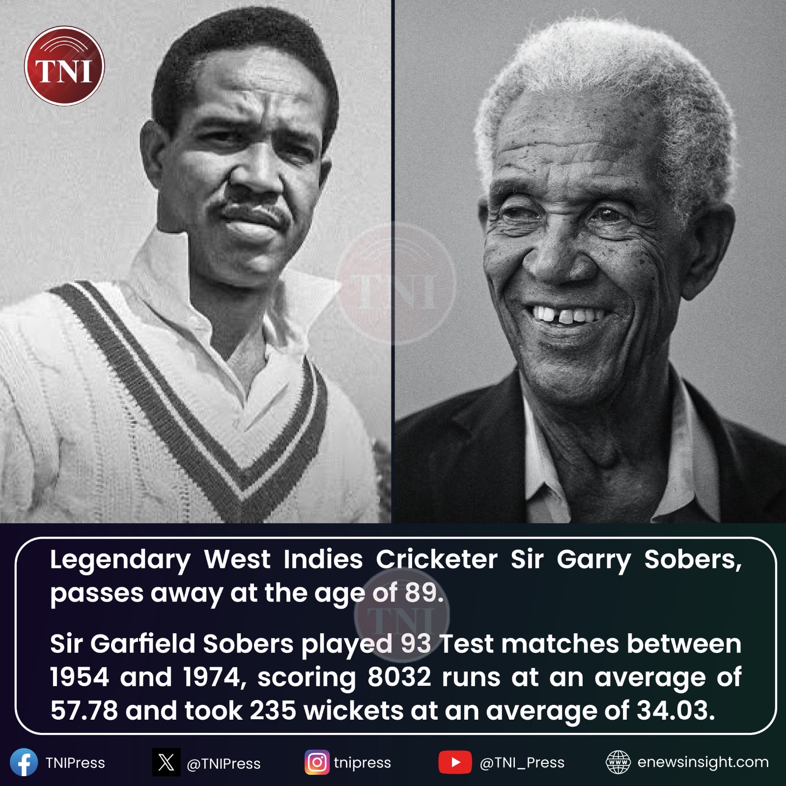 Garry Sobers Passes Away