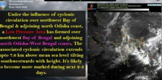 Low pressure forms over Bay of Bengal, heavy rain lashes several parts of Odisha.